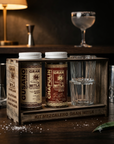 Mezcal Salt Gift Set with 2 Veladora Shot Glasses