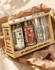 Mezcal Salt Gift Set with 2 Veladora Shot Glasses