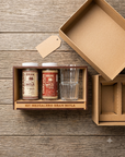 Mezcal Salt Gift Set with 2 Veladora Shot Glasses