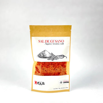 Sal de Gusano with sea salt 150g (Agave Worm Salt, 100% Chinicuil )