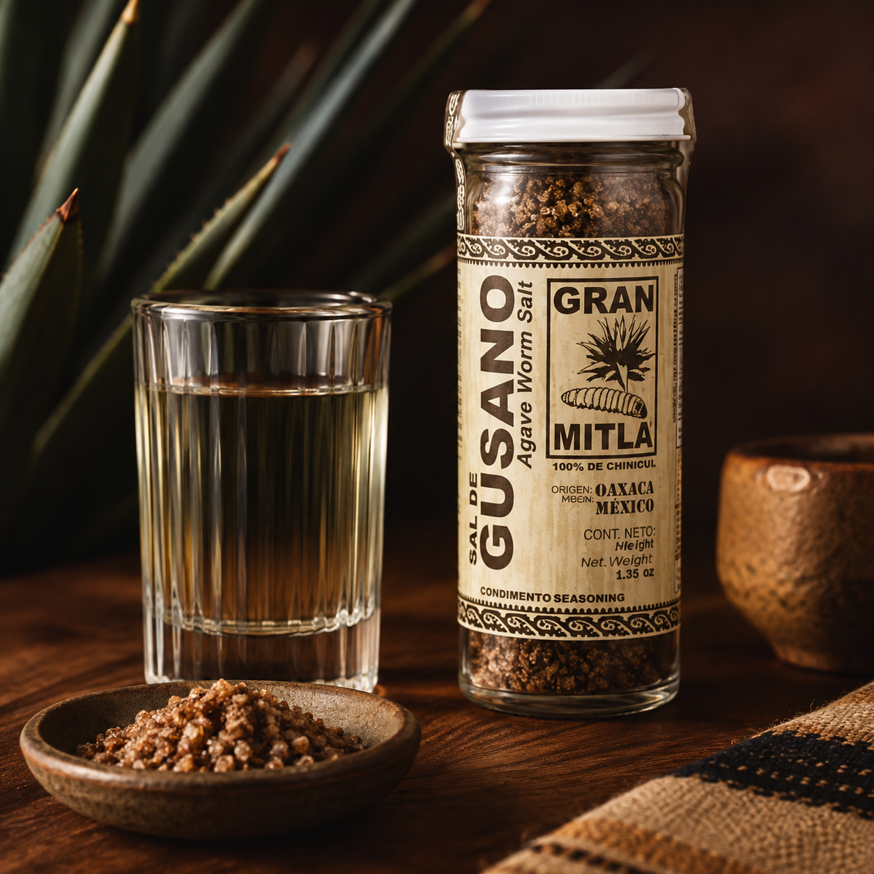 Sal de Gusano (Agave Worm Salt, 100% Chinicuil) 100 gram