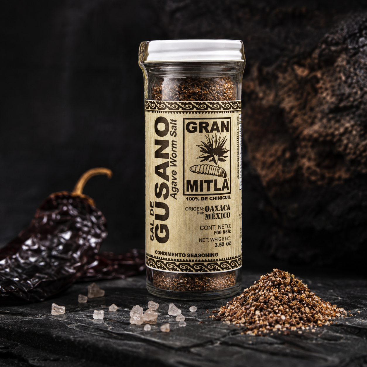 Sal de Gusano (Agave Worm Salt, 100% Chinicuil) 100 gram